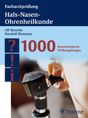cover image of Facharztprüfung Hals-Nasen-Ohrenheilkunde